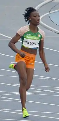 Marie-Josée Ta Lou Rion olympialaisissa 2016.