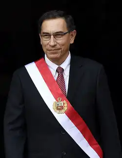 Martín Vizcarra maaliskuussa 2018.