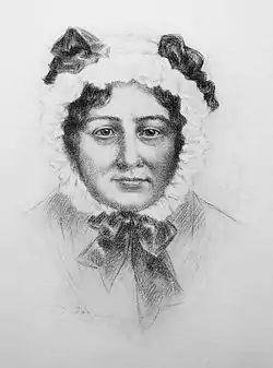 Mary Lamb vuonna 1847 tai aikaisemmin.