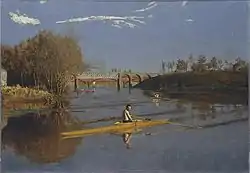 Max Schmitt in a Single Scull, 1871.