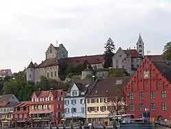 Meersburg Bodenjärveltä nähtynä