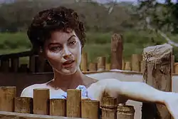 Ava Gardner elo­kuvassa Mogambo (1953)