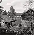 Molnebon ruukki 1940-luvulla joenrannasta nähtynä