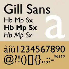 Gill Sans