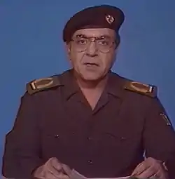 Muhammad Sa’id al-Sahhaf. Kuva vuodelta 1996.