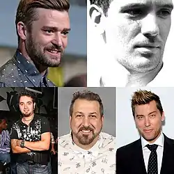 Ylärivillä: Justin Timberlake, JC ChasezAlarivillä: Chris Kirkpatrick, Lance Bass, Joey Fatone