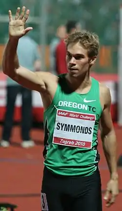 Nick Symmonds Zagrebissa vuonna 2010.