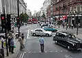 Näkymä Oxford Streetiltä.