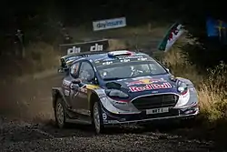 Sébastien Ogier Walesin rallissa 2017.