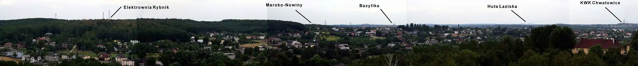 Rybnik panoraamakuvassa.