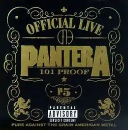 Livealbumin Official Live: 101 Proof kansikuva