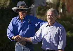 Richard Petty ja George W. Bush 2006.