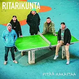 Studioalbumin Pitää rakastaa kansikuva