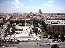 Espanjan kansalliskirjasto sijaitsee Madridissa Colónin aukion (Plaza de Colón) laidalla.