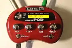 Line 6 Pocket Pod -mallintava etuaste.