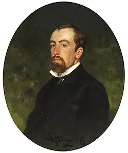 Ilja Repin, Vasili Polenov, 1877