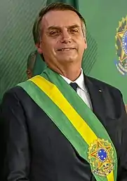 Jair Bolsonaro, Brasilian presidentti vuodesta 2019 alkaen.