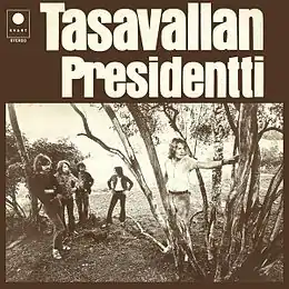 Studioalbumin Tasavallan Presidentti kansikuva