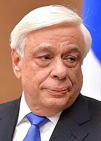 Prokópis Pavlópoulos vuonna 2016.