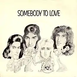 Singlen ”Somebody to Love” kansikuva