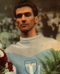 Reinaldo Gorno Helsingin olympialaisissa 1952.