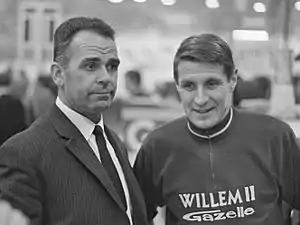 Rik Van Steenbergen (vas.) ja Peter Post vuonna 1967.