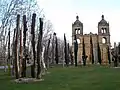 Agustín Ibarrolan taideteos Bosque de Olmos