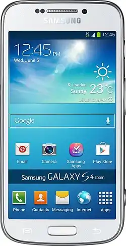 TouchWiz Galaxy S4 Zoom -puhelimessa.