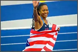 Sanya Richards Berliinin MM-kilpailuissa 2009.