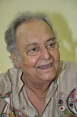 Soumitra Chatterjee vuonna 2011.