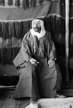 Sultan al-Atrash valokuvassa vuoden 1926 paikkeilta.