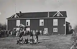 Tuuloksen työväenyhdistys Alun työväentalo. 25-vuotisjuhla juhannuksena 1931.