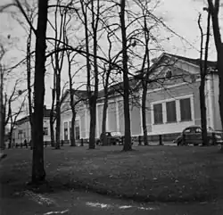 Hämeenlinnan työväenyhdistyksen talo vuonna 1956.