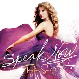 Studioalbumin Speak Now kansikuva