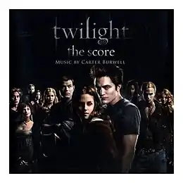 Soundtrack-albumin Twilight: The Score kansikuva