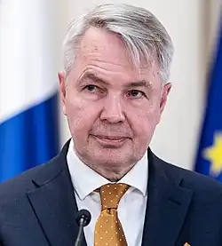 Haavisto vuonna 2022.