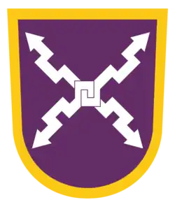 Emblem of signal soldier