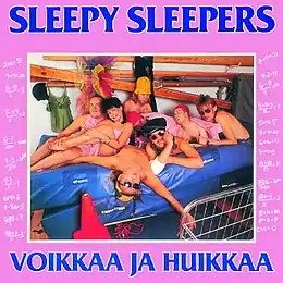 Studioalbumin Voikkaa ja huikkaa kansikuva