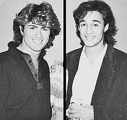 George Michael (vas.) ja Andrew Ridgeley.