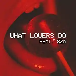 Singlen ”What Lovers Do” kansikuva