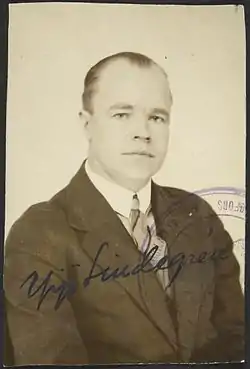 Yrjö Lindegren 1930-luvun lopulla.