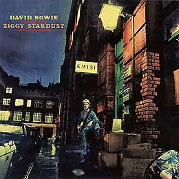 Studioalbumin The Rise and Fall of Ziggy Stardust and the Spiders from Mars kansikuva