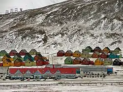 Miðbýurin í Longyearbýnum, Svalbard