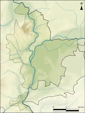 Vêde dessus la mapa topografica de la mètropola de Liyon