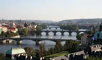 Di Moldau ön Prag