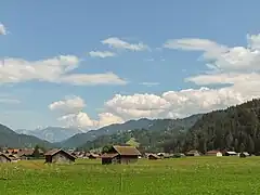 Fjild ûnder Garmisch-Partenkirchen