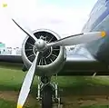 Stjermotor fan in DC-3