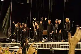 De E Street Band by Bruce Springsteen's Working on a Dream Tour 2009, Valladolid, Spanje