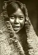 Tla-o-qui-aht girl, 1916