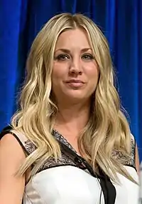 Kaley Cuoco yn 2013.